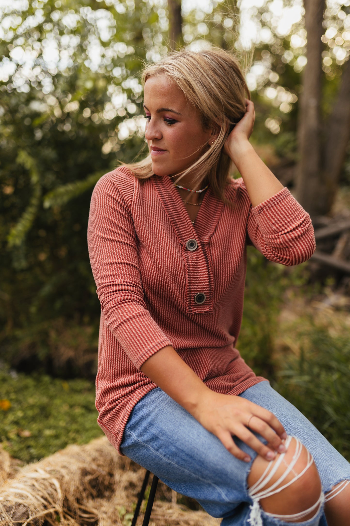 Burnt Orange Long Sleeve