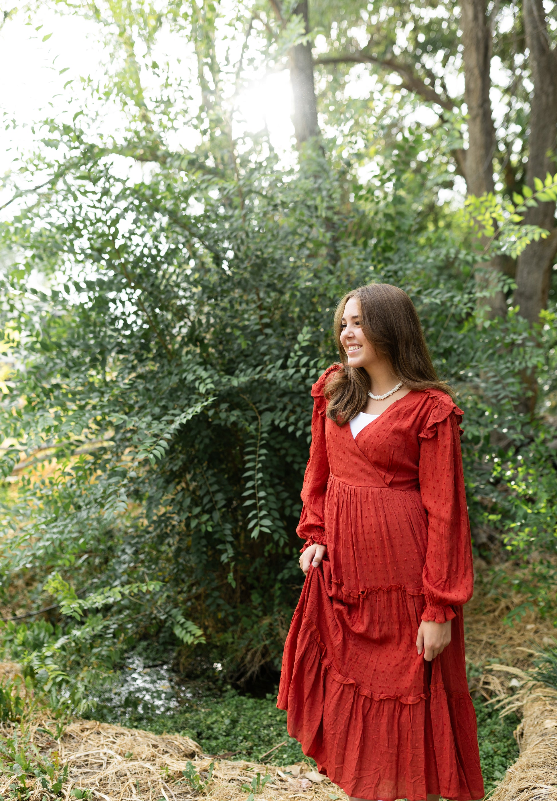 aria red dress Aria Gown 8 / Red